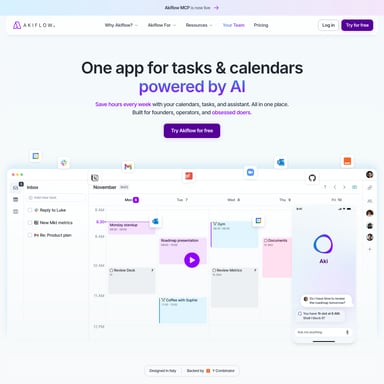 Akiflow - Productivity AI Tool Screenshot