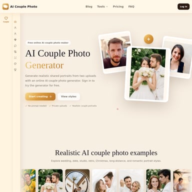 AI Couple - 사진 및 이미지 편집 AI Tool Screenshot