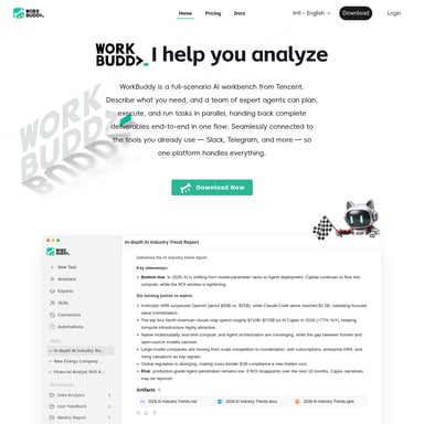 WorkBuddy - Productivity AI Tool Screenshot