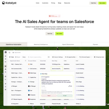 Katalyst  - 営業とマーケティング AI Tool Screenshot