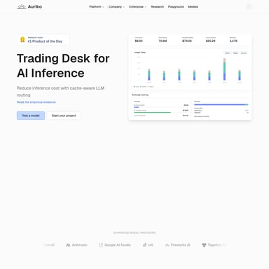 Auriko  - Code en IT AI Tool Screenshot