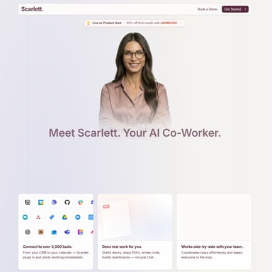 Scarlett. - 조직 및 자동화 AI Tool Screenshot