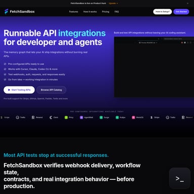 FetchSandbox - 编程&IT AI Tool Screenshot
