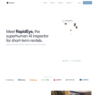 RapidEye - Vacation & Trip Planner AI Tool Screenshot