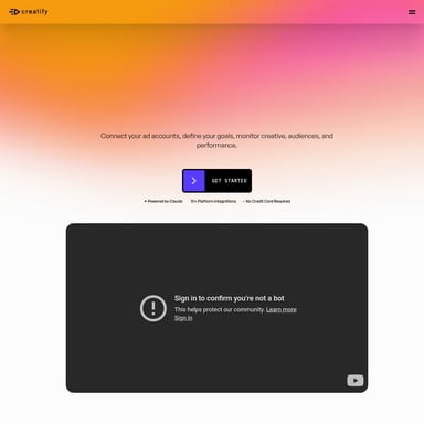 AI Media Buyer By Creatify - Продажи и Маркетинг AI Tool Screenshot