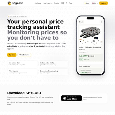 Spycost - Ecommerce AI Tool Screenshot