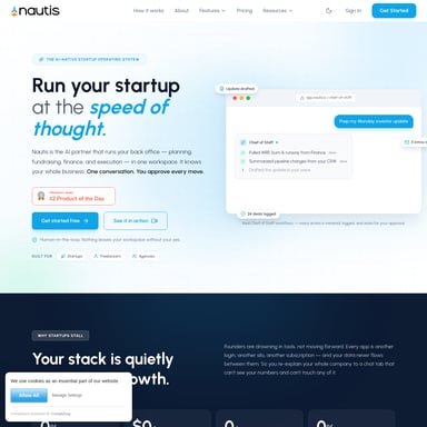 Nautis - Productivity AI Tool Screenshot
