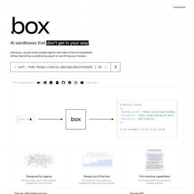 box - Code und IT AI Tool Screenshot