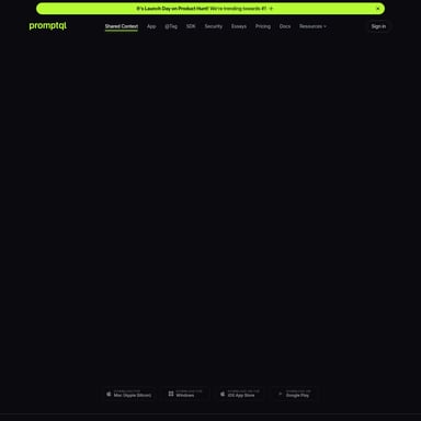 PromptQL - Productividad AI Tool Screenshot