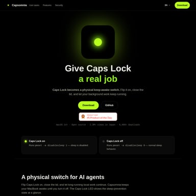 Capsomnia - Productividad AI Tool Screenshot