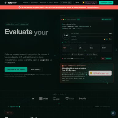 Prefactor - Code & IT AI Tool Screenshot
