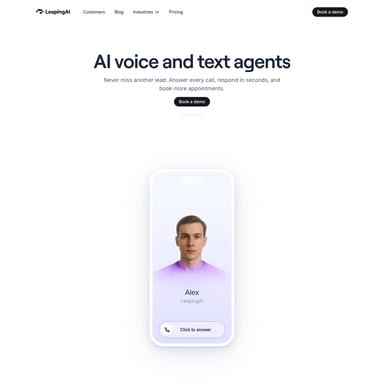Leaping AI - Sales & Marketing AI Tool Screenshot