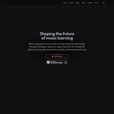 SoundGate Guitar - Education AI Tool Screenshot