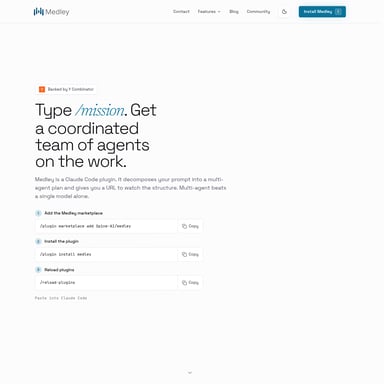 /mission for Claude Code - Plugins & Extensions AI Tool Screenshot