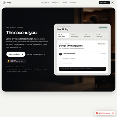 Zinley - Productivity AI Tool Screenshot