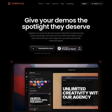 Capptivo - ビデオ AI Tool Screenshot