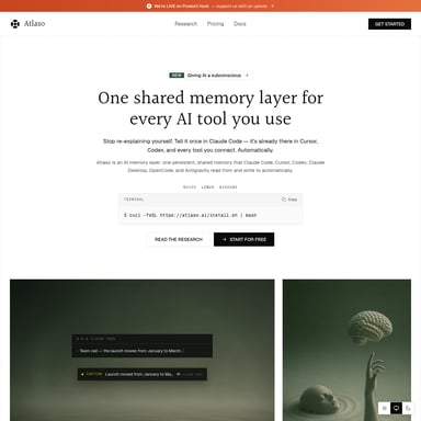 Atlaso - Productivity AI Tool Screenshot