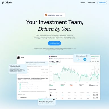 Driven - Finance AI Tool Screenshot