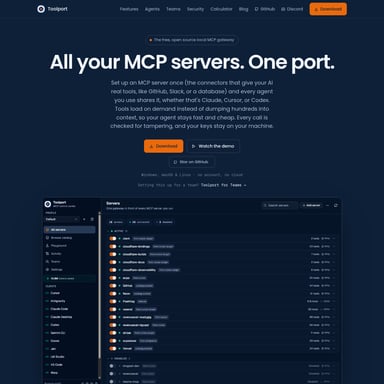 Toolport - Code & IT AI Tool Screenshot