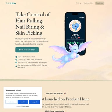 SoloUno - Produktivität AI Tool Screenshot