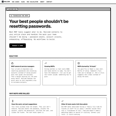 Rallied - Code & IT AI Tool Screenshot
