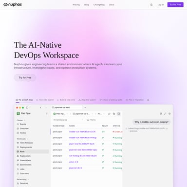 Nuphos - Code und IT AI Tool Screenshot