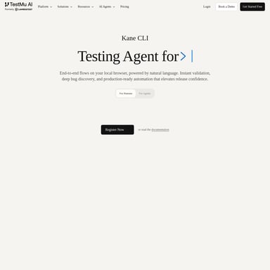 Kane CLI - Code und IT AI Tool Screenshot
