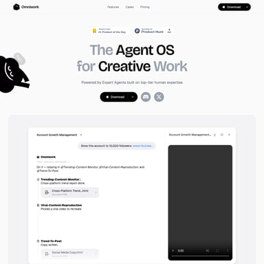 Omniwork - Organización y Automatización AI Tool Screenshot