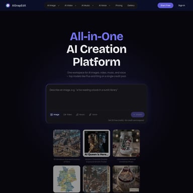 AISnapEdit - Edición de Fotos e Imágenes AI Tool Screenshot