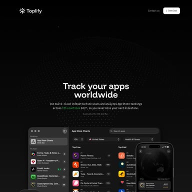 Toplify - Vertrieb und Marketing AI Tool Screenshot