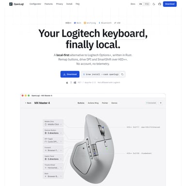 OpenLogi - Code & IT AI Tool Screenshot