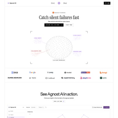 Agnost AI - Code und IT AI Tool Screenshot