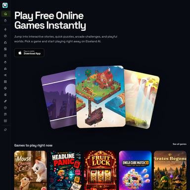 Elseland - Gaming AI Tool Screenshot