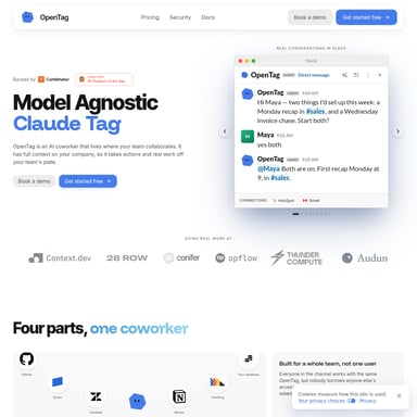 OpenTag - Organization & Automation AI Tool Screenshot