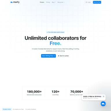 Murfy AI - Помощник в Исследованиях AI Tool Screenshot