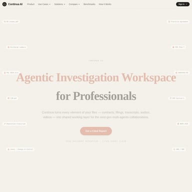 Continua AI - Productivity AI Tool Screenshot