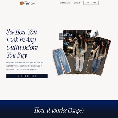 Ask My Wardrobe - Fashion AI Tool Screenshot