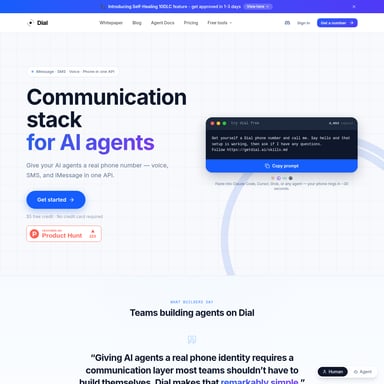 Dial - Código e IT AI Tool Screenshot