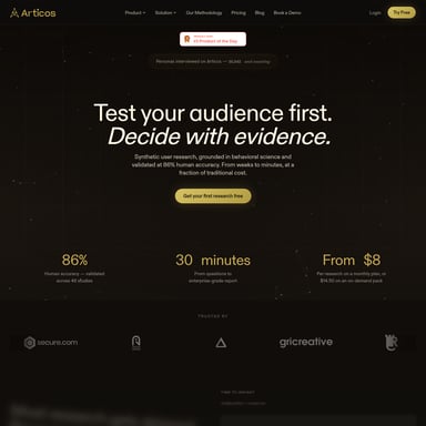 Articos - Forschungsassistent AI Tool Screenshot