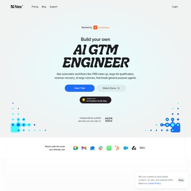 Nex - Ventes et Marketing AI Tool Screenshot