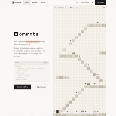 cmmnts - Code & IT AI Tool Screenshot