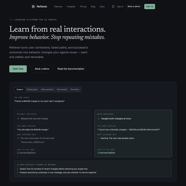 Reflexio - Code und IT AI Tool Screenshot