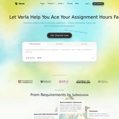 Verla AI - 教育 AI Tool Screenshot