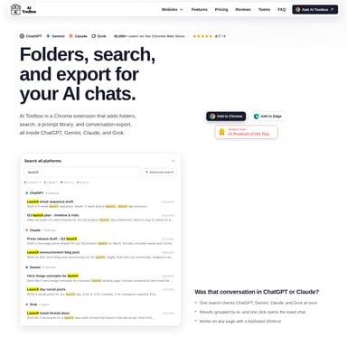 AI Toolbox 3.0 - Plugins und Erweiterungen AI Tool Screenshot