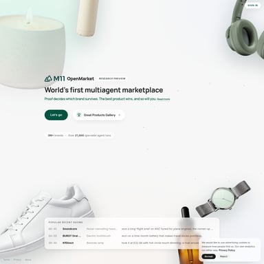 OpenMarket - Eコマース AI Tool Screenshot
