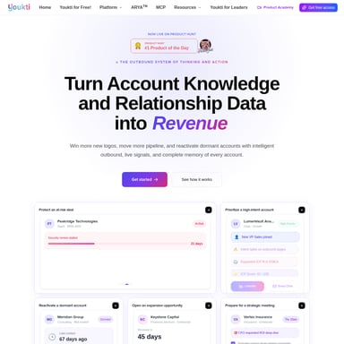 Youkti  - Sales & Marketing AI Tool Screenshot