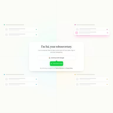 Sai - Organization & Automation AI Tool Screenshot