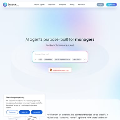 Semos.ai Manager Agents - Human Resources & Resume AI Tool Screenshot