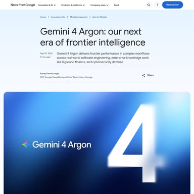 Gemini 4 Argon - Code et IT AI Tool Screenshot