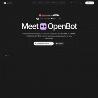 OpenBot - Productivity AI Tool Screenshot